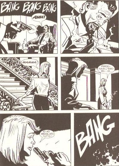 Dottie alla riscossa? Solo nella sua immaginazione Dottie alla riscossa? Solo nella sua immaginazione<br>Tavola di Andrea Borgioli, Cassidy n.15, pag.49<br><i>(c) 2011 Sergio Bonelli editore</i>